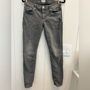 Women’s Hudson Krista Super Skinny Jean. Size 27. Gray wash.